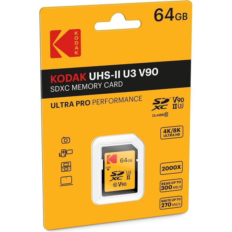 Kodak SDXC Card UHS-II U3 V90 Ultra Pro