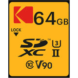 Kodak SDXC Card UHS-II U3 V90 Ultra Pro