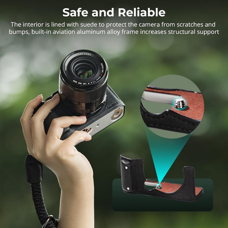 Leather Half Case for FujiFilm X-M5