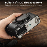 Leather Half Case for FujiFilm X-M5