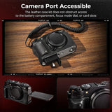Leather Half Case for FujiFilm X-M5
