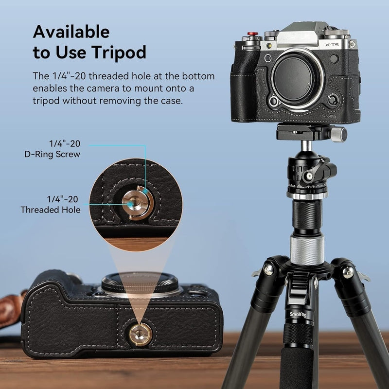 Leather Half Case for FujiFilm X-T5