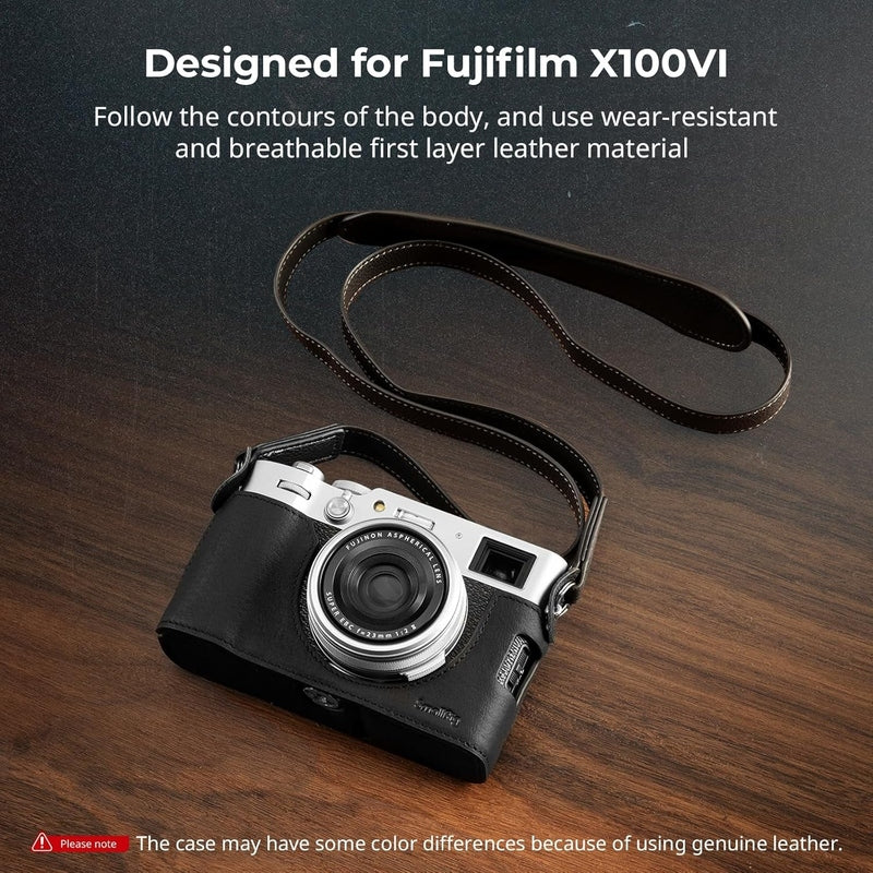 Leather Half Case for FujiFilm X100VI