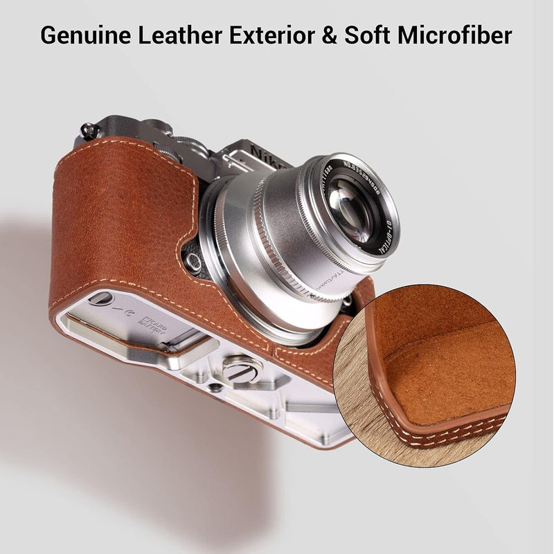 Leather Half Case for Nikon Zfc
