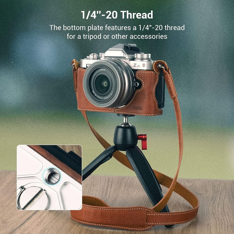 Leather Half Case for Nikon Zfc