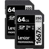 Lexar Professional 1667X SDXC Memory Card