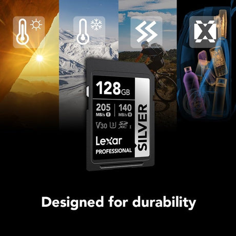 Lexar Professional Silver and Silver Pro SDXC Memory Card