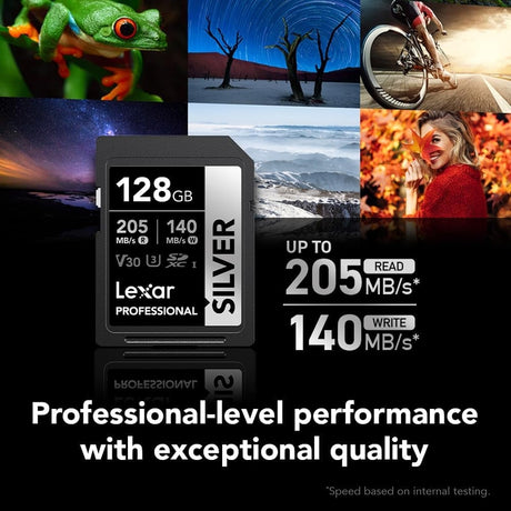 Lexar Professional Silver and Silver Pro SDXC Memory Card