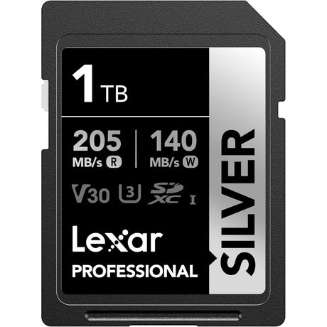 Lexar Professional Silver and Silver Pro SDXC Memory Card