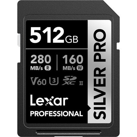 Lexar Professional Silver and Silver Pro SDXC Memory Card