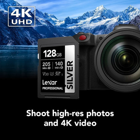 Lexar Professional Silver and Silver Pro SDXC Memory Card