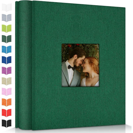 Linen Photo Album w/Display Window, Various Sizes