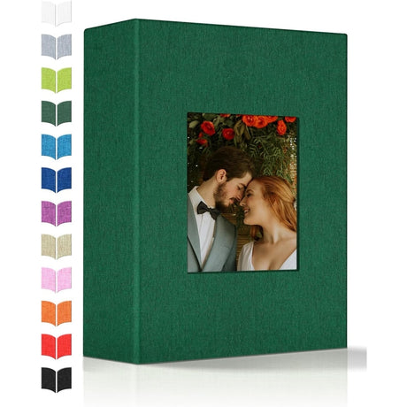 Linen Photo Album w/Display Window, Various Sizes