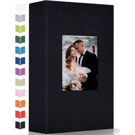 Linen Photo Album w/Display Window, Various Sizes