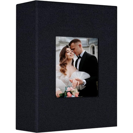 Linen Photo Album w/Display Window, Various Sizes