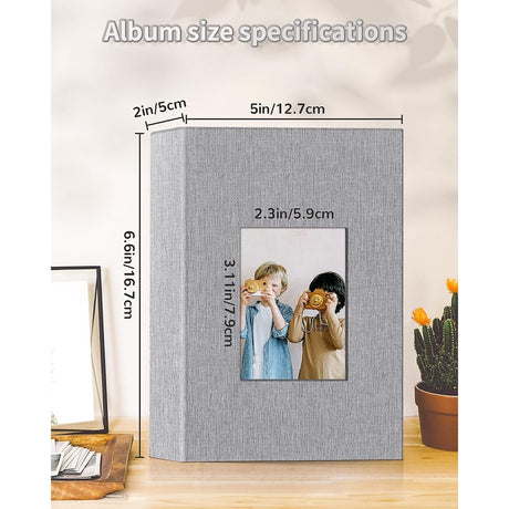 Linen Photo Album w/Display Window, Various Sizes