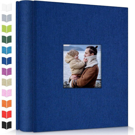 Linen Photo Album w/Display Window, Various Sizes