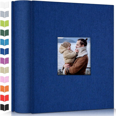 Linen Photo Album w/Display Window, Various Sizes