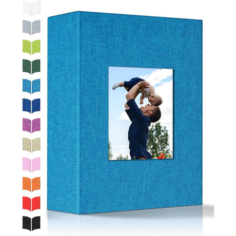 Linen Photo Album w/Display Window, Various Sizes