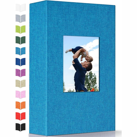 Linen Photo Album w/Display Window, Various Sizes