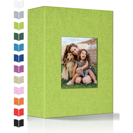 Linen Photo Album w/Display Window, Various Sizes