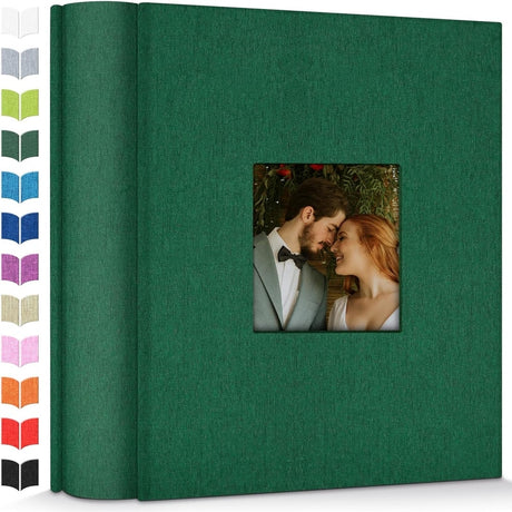 Linen Photo Album w/Display Window, Various Sizes