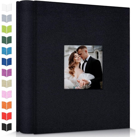 Linen Photo Album w/Display Window, Various Sizes