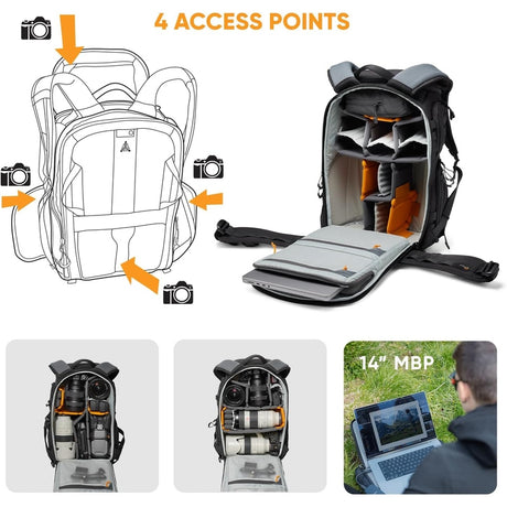 Lowepro ProTactic BP 350 or 450 AW III Camera Backpack