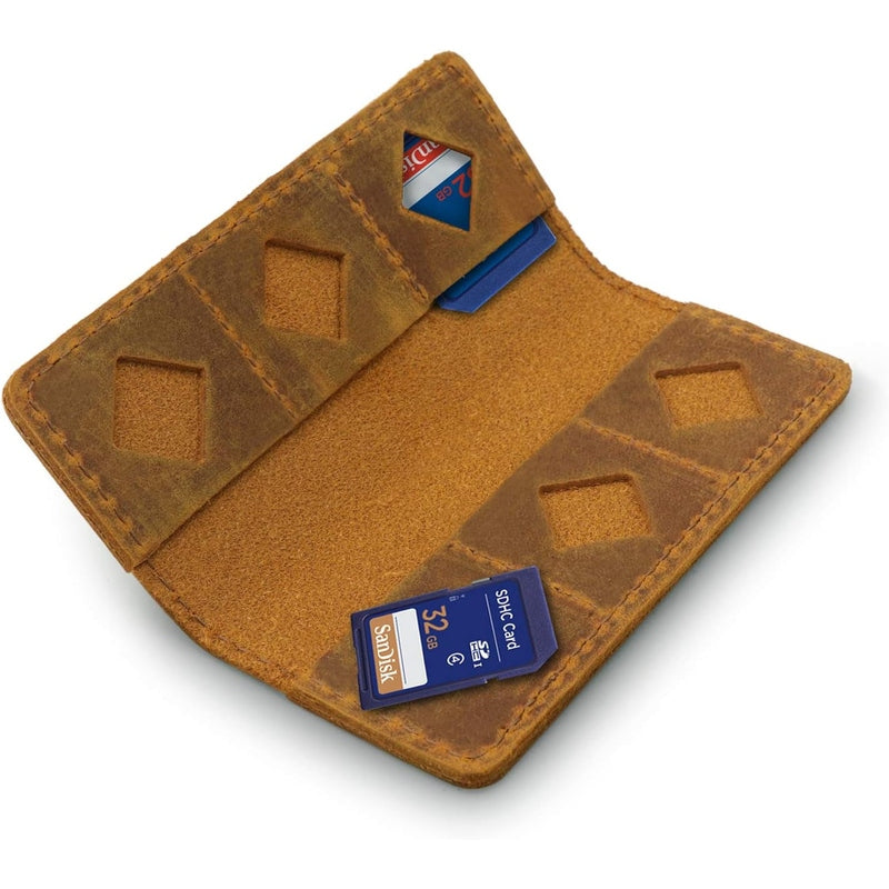 MegaGear Leather 12 Slot Memory Card Holder