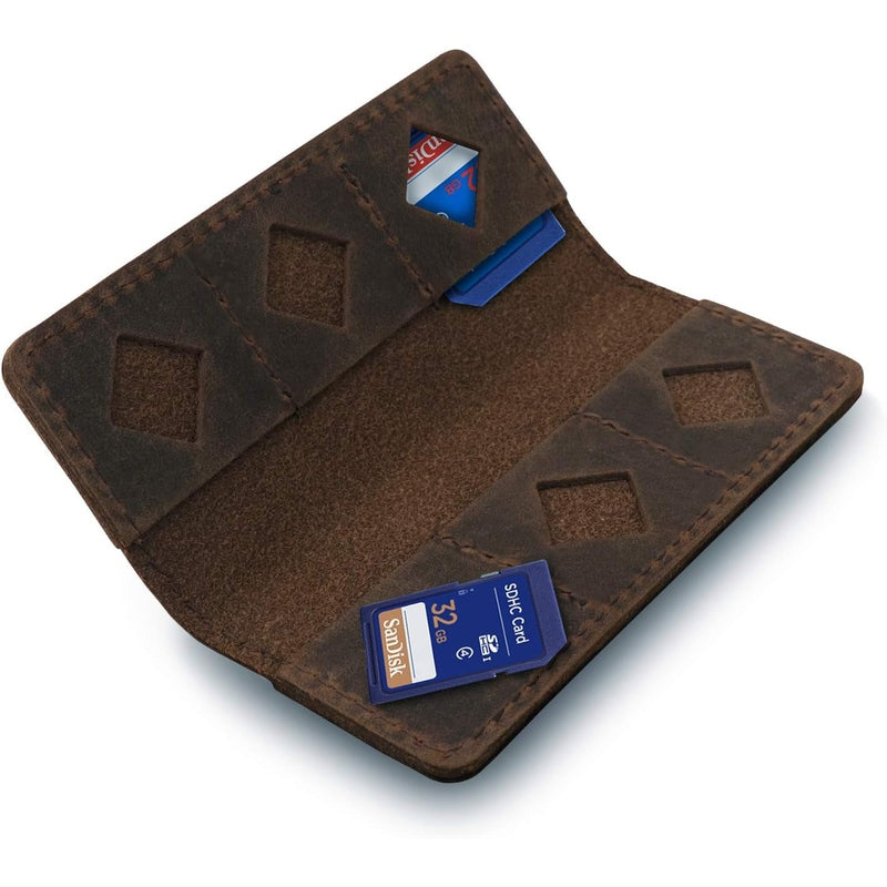 MegaGear Leather 12 Slot Memory Card Holder