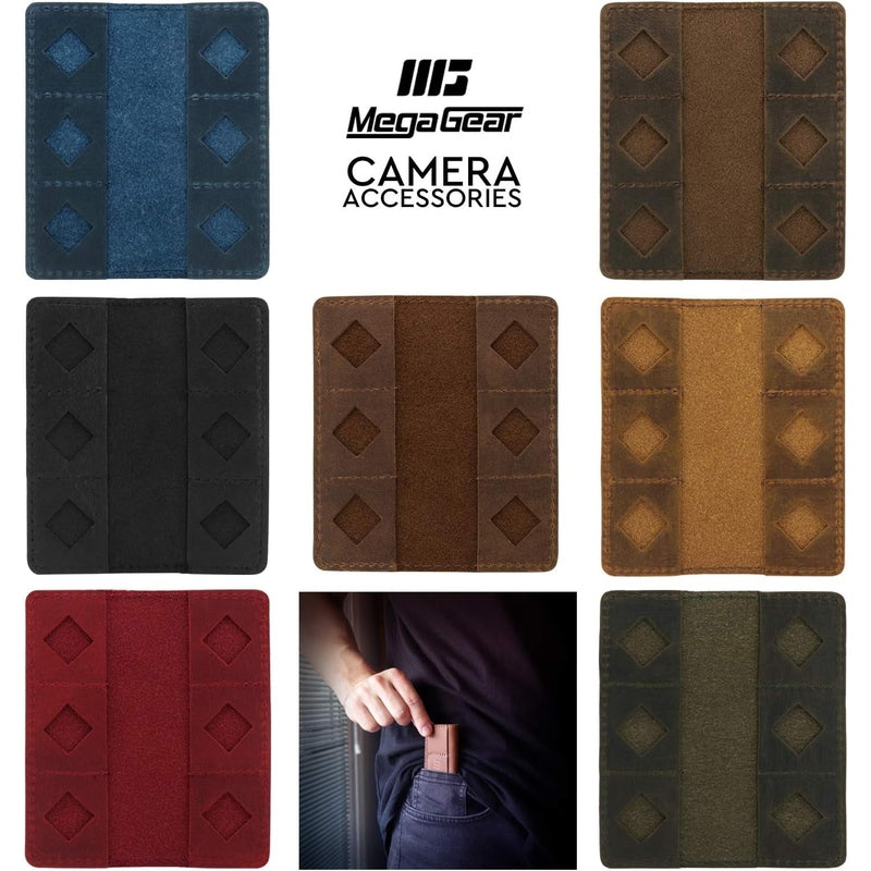 MegaGear Leather 12 Slot Memory Card Holder