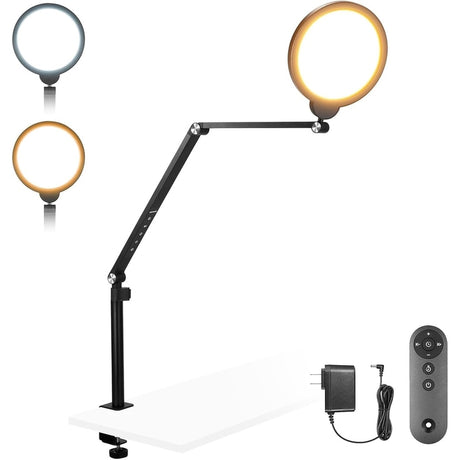 Neewer 8" Desk Ring Light with Stand, RH8B