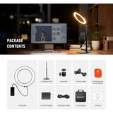 Neewer 8" Desk Ring Light with Stand, RH8B