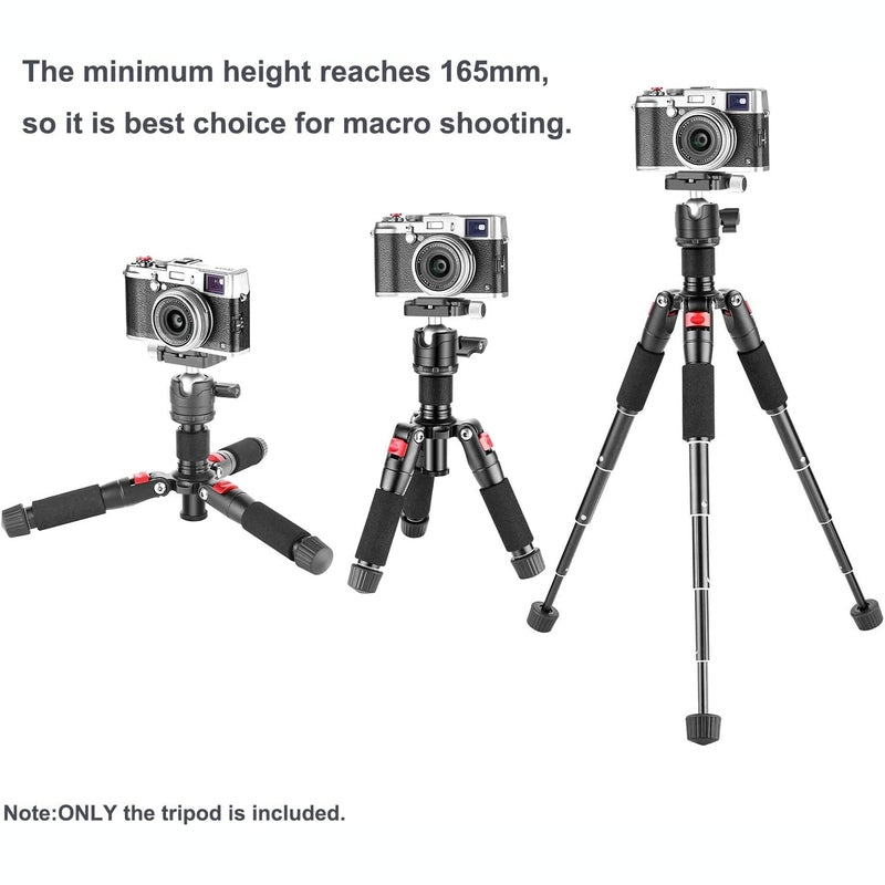 Neewer M521 20" Portable Aluminum Mini Tripod