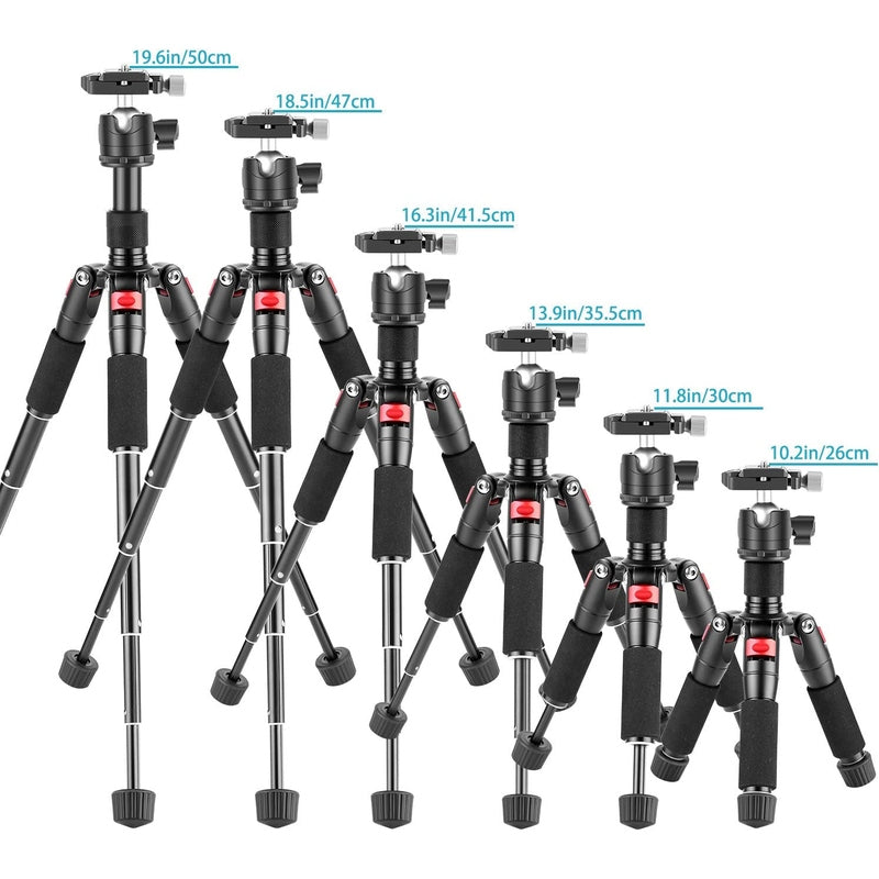 Neewer M521 20" Portable Aluminum Mini Tripod