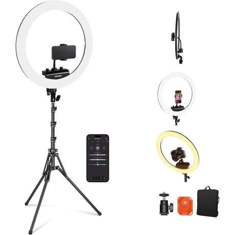 Neewer Pro 18 Inch Ring Light with Tripod Stand, RP18B