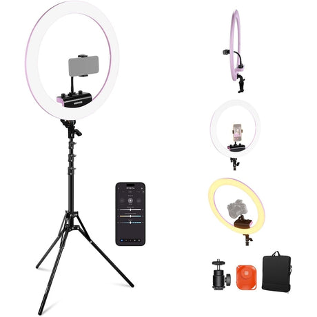 Neewer Pro 18 Inch Ring Light with Tripod Stand, RP18B