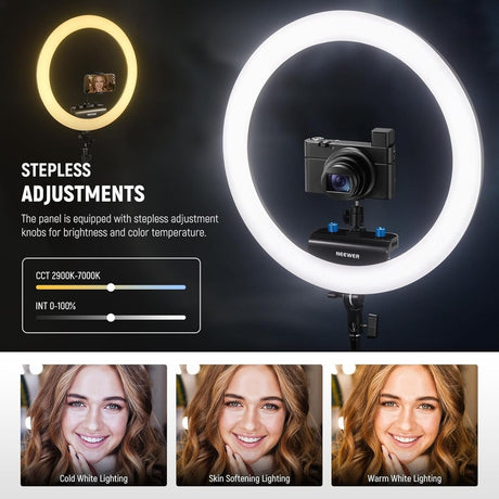 Neewer Pro 18 Inch Ring Light with Tripod Stand, RP18B