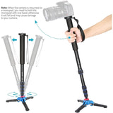 Neewer T222 Extendable Camera Monopod w/Stand Base