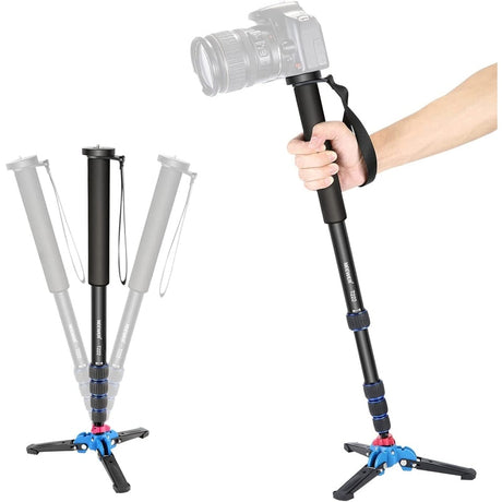 Neewer T222 Extendable Camera Monopod w/Stand Base