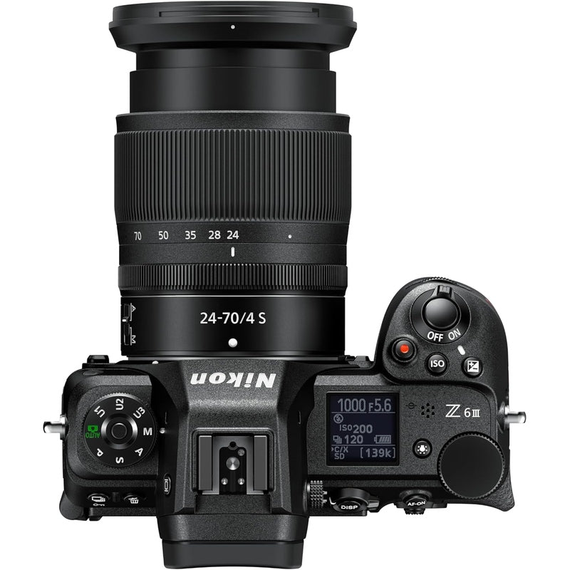 Nikon Z6 III Mirrorless Camera w/ 24-70mm F/4 Lens