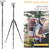 Portable Tripod w/Ball Head Heavy Duty Lightweight Compact