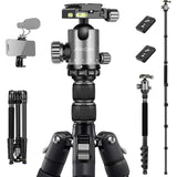 Professional DSLR Camera Tripod & Monopod Stand, 81" for Camera Photography