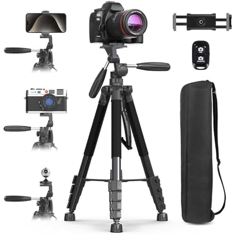 Professional Heavy Duty 74'' Tripod for Camera Photography