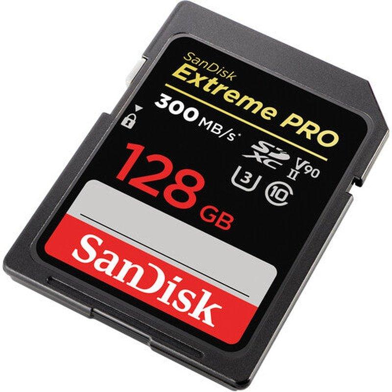 SanDisk 128GB Extreme PRO UHS-II SDXC Memory Card