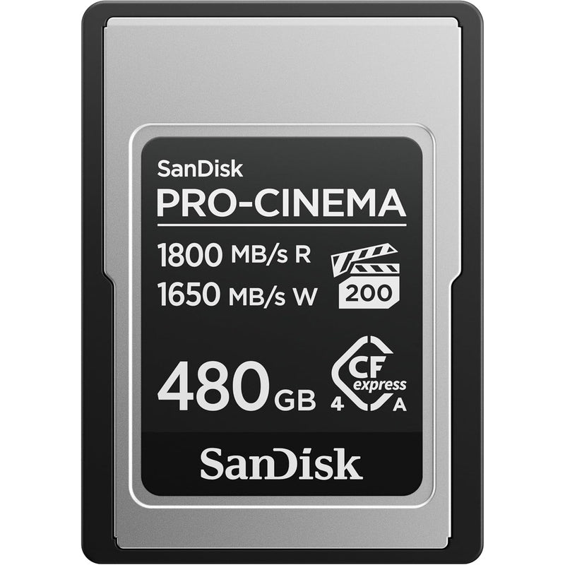 SanDisk 480GB Pro-Cinema CFexpress Type A SD Card