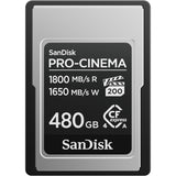 SanDisk 480GB Pro-Cinema CFexpress Type A SD Card