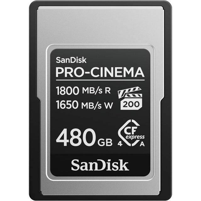 SanDisk 480GB Pro-Cinema CFexpress Type A SD Card