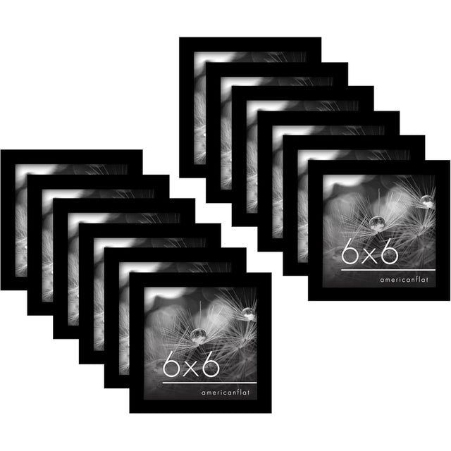 Signature Collection Picture Frame Set 6x6 for Tabletop or Wall Display