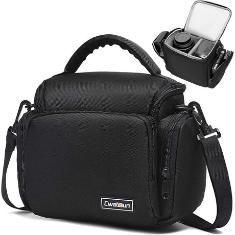 Single Shoulder Waterproof Crossbody Camera Bag, w/Tripod Holder